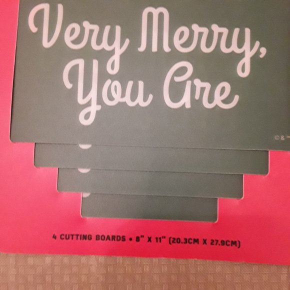 Star Wars Flexible Cutting Mats 4-Pack Holiday Yoda Design 8 x 11 in - Picture 2 of 4